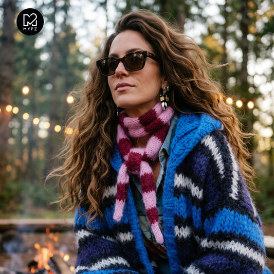 Knit pattern – Scarf Sandy (ENG-NL-DE-ES-FR-IT-NO-DA-SV)