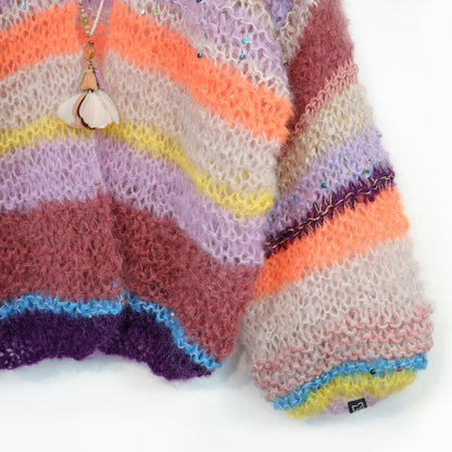 Knit pattern – Light Mohair Cardigan Sasha No.12 (ENG-NL-DE)