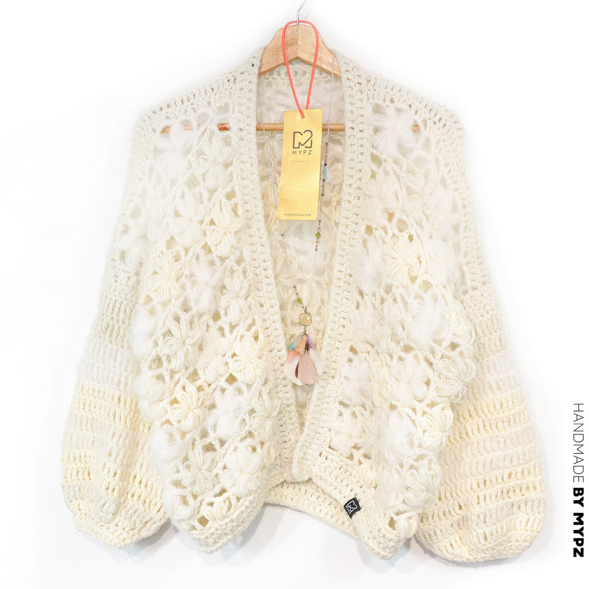 Patron de crochet - MYPZ gilet bomber court Wildflower (ENG-DE-NL-ES-FR-IT-DA-SV-NO)