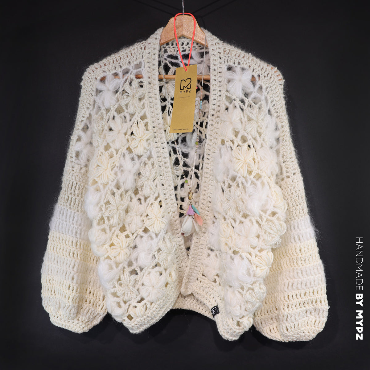 Patron de crochet - MYPZ gilet bomber court Wildflower (ENG-DE-NL-ES-FR-IT-DA-SV-NO)