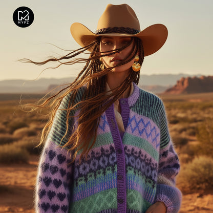 Knitting pattern – MYPZ Cardigan True Blue No6 (ENG-NL-DE)