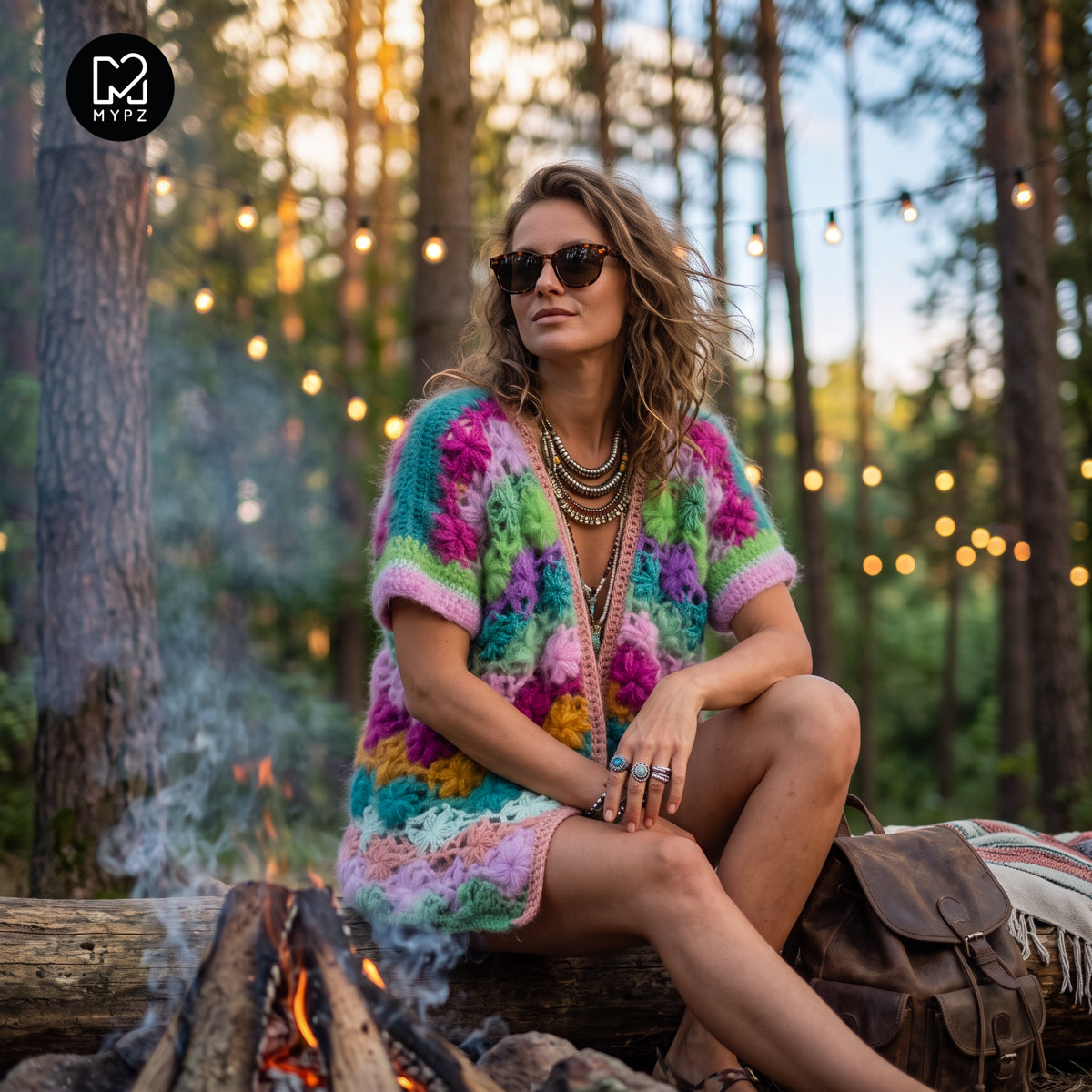 Patron de crochet – MYPZ cardigan Wildflower  (ENG-NL-DE-FR-ES)
