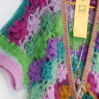 Patron de crochet – MYPZ cardigan Wildflower  (ENG-NL-DE-FR-ES)