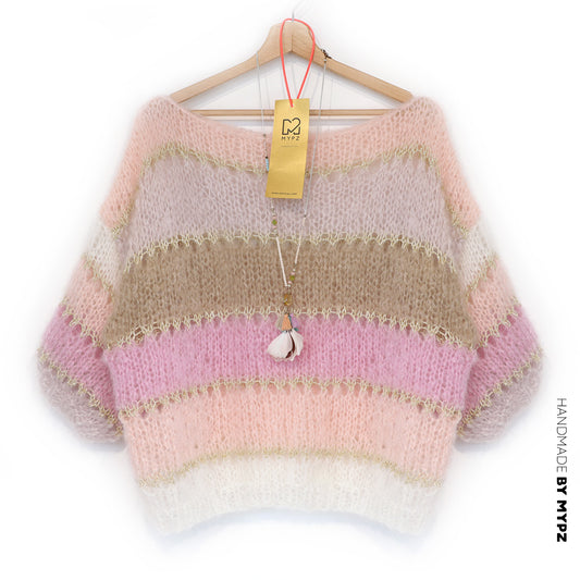 Kit de tricot – MYPZ Basic Light Mohair Top Beige No10 (ENG-NL-DE-FR)
