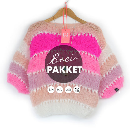 Kit de tricot – MYPZ Basic Light Mohair Top Marina No10 (ENG-NL-DE-FR)