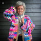 Crochet kit - MYPZ Mohair Granny stripes cardigan Muse (ENG-NL)