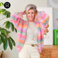 MYPZ Chunky Mohair Cardigan Pastelicious