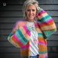 Crochet pattern - Chunky Mohair Cardigan Gemstone (ENG-NL)