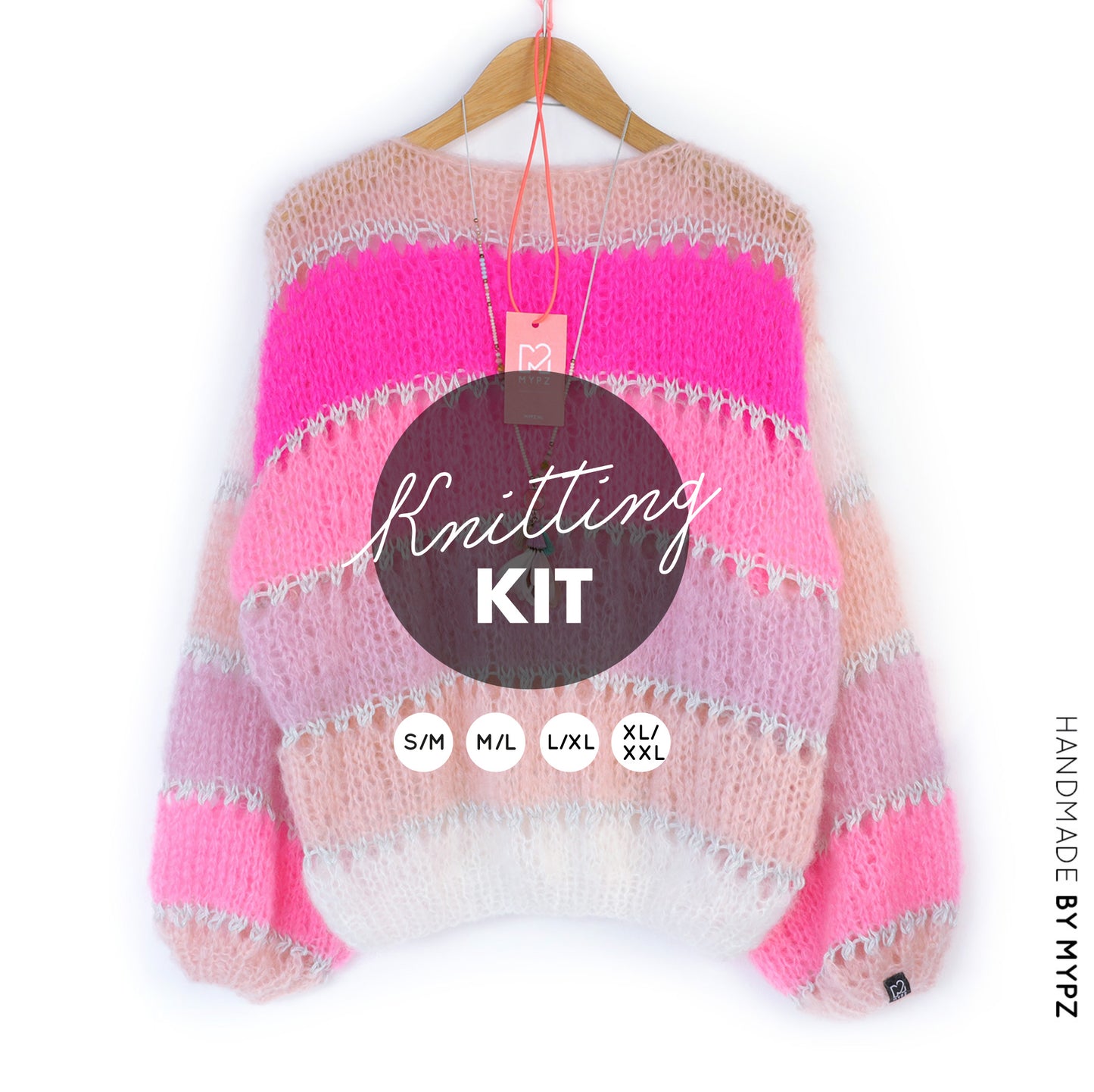 Kit de tricot – MYPZ Basic Light Mohair Pullover Evita No10 (ENG-NL-DE-FR)