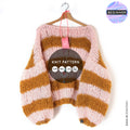 Motif tricoté – Pull en mohair épais basique MYPZ BIG Apache pour débutants No15 (ENG-NL-FR-ES)