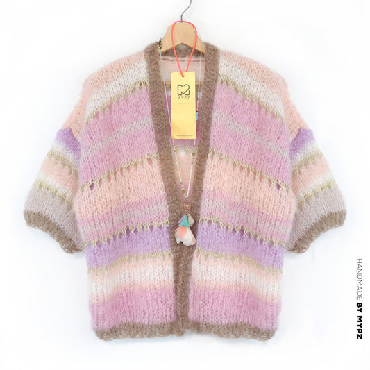 Gilet court MYPZ en mohair léger Milana