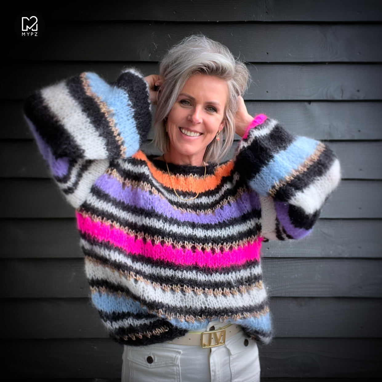 Mypz Pulli Neon Knitting Kit – MYPZ Basic Light Mohair Pullover