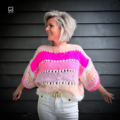 Kit de tricot – MYPZ Basic Light Mohair Top Marina No10 (ENG-NL-DE-FR)