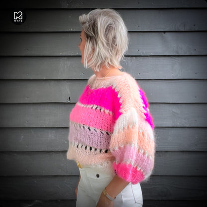Kit de tricot – MYPZ Basic Light Mohair Top Marina No10 (ENG-NL-DE-FR)