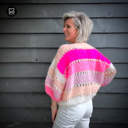 Kit de tricot – MYPZ Basic Light Mohair Top Marina No10 (ENG-NL-DE-FR)