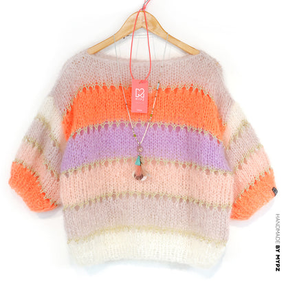 Kit de tricot – MYPZ Basic Light Mohair Top Orange No10 (ENG-NL-DE-FR)