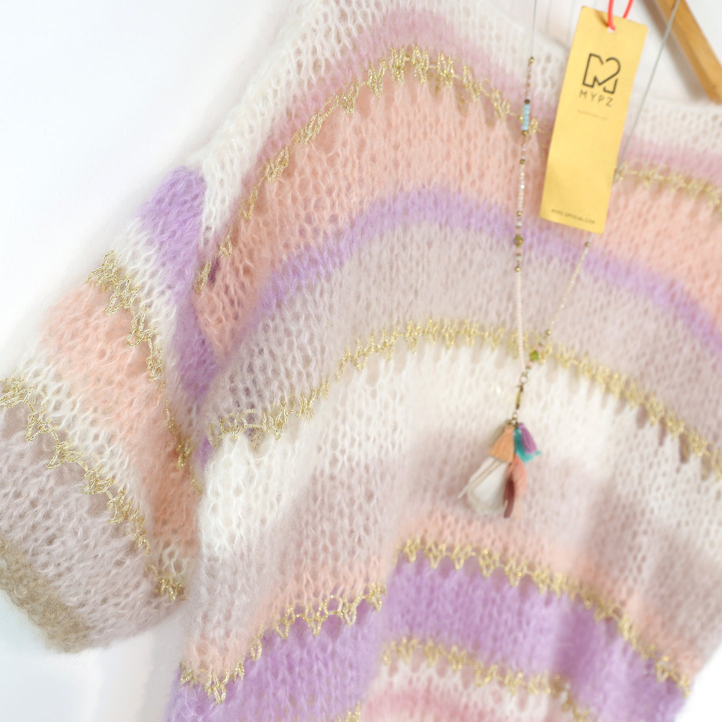 Knitting pattern – MYPZ Light Mohair Top Powder Champaign No10 (ENG-NL-DE)