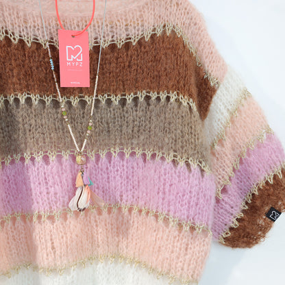 Kit de tricot – MYPZ Basic Light Mohair Top Sand No10 (ENG-NL-DE-FR)