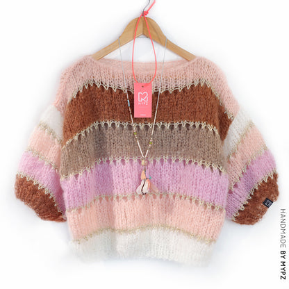 Kit de tricot – MYPZ Basic Light Mohair Top Sand No10 (ENG-NL-DE-FR)