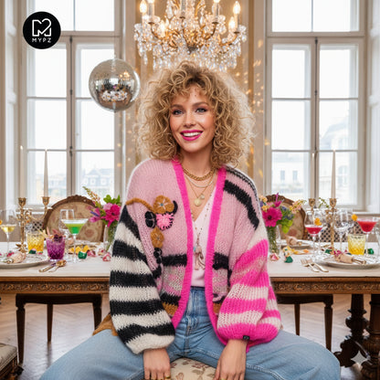 Berry Ocher cardigan