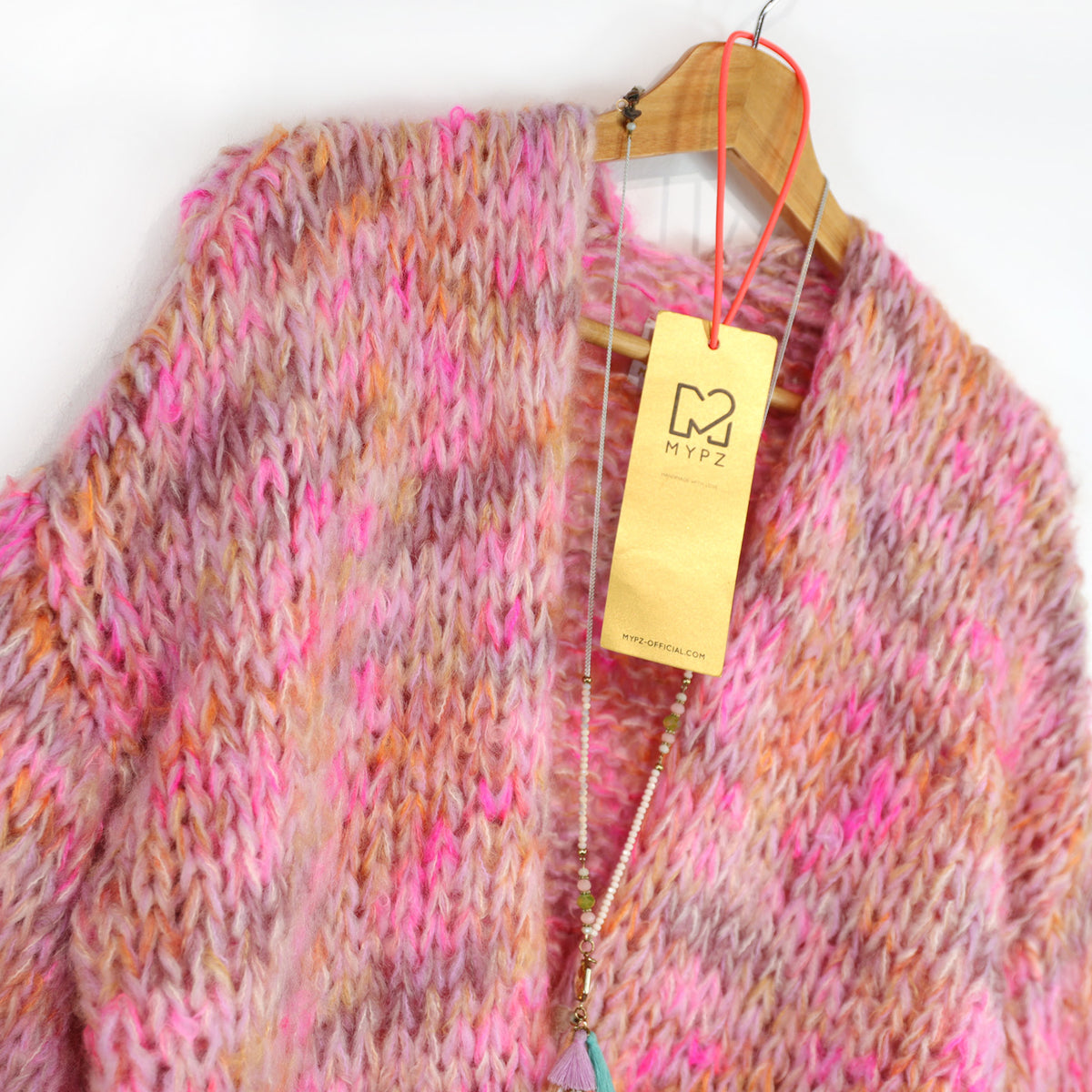 Modèle de tricot – Gilet court épais en alpaga-mohair MYPZ Pecan Dream n°15 (ENG-DE-NL-ES-FR-IT-DA-SV-NO)