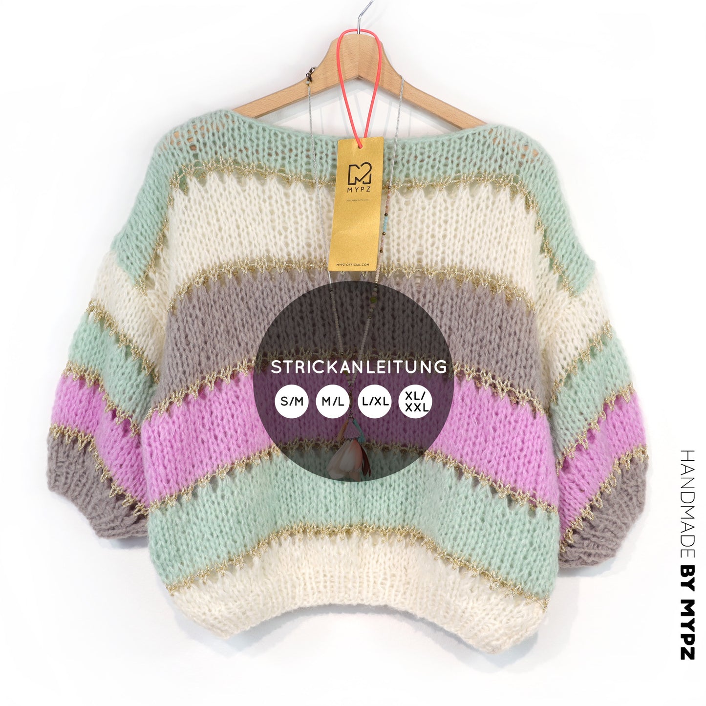 Knitting pattern – MYPZ Light Alpaca Top Clouds No10 (ENG-NL-DE-FR)