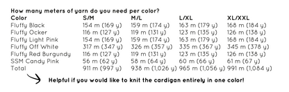 Knit pattern – MYPZ Light Alpaca Cardigan Twinkle Berry No10 (ENG-NL-DE)