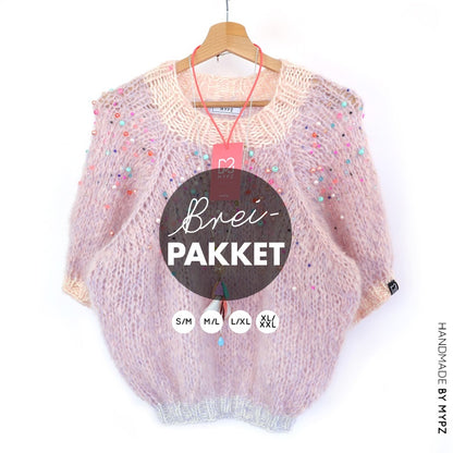 Kit Tricot – Pull léger top down MYPZ Diamonds and Pearls No10 (ENG-NL)