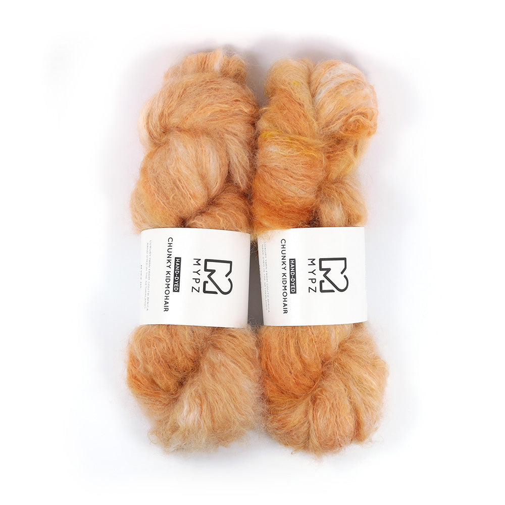 MYPZ Chunky kidmohair – hand-dyed Brown