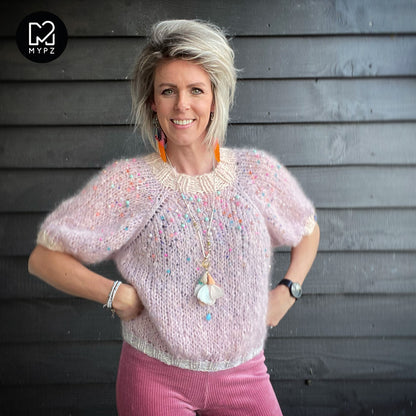 Kit Tricot – Pull léger top down MYPZ Diamonds and Pearls No10 (ENG-NL)