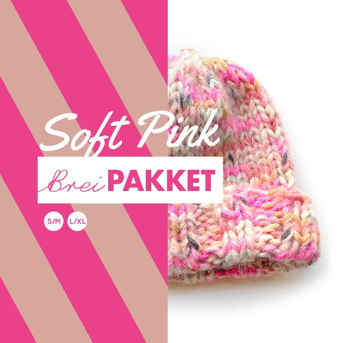 MYPZ knitting kit soft pink hat